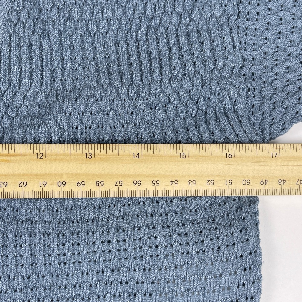 Grace Karin Bolero Women S Blue Coquette Cottagecore Tie Front Crochet Cardigan - Picture 6 of 7